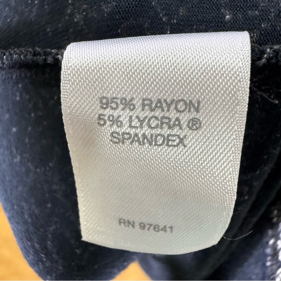 J.Jill Long Sleeve Top Black & White Print flowy Tunic style Women's Size Small - Picture 8 of 8